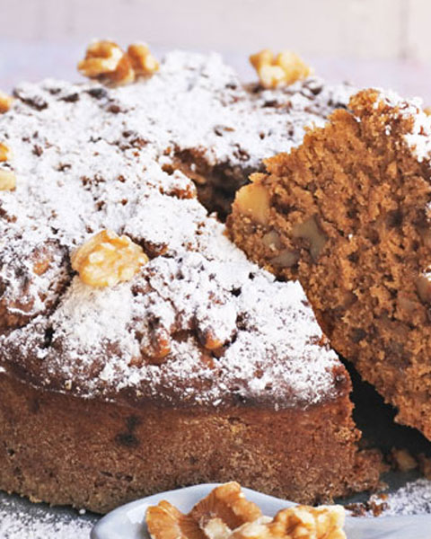 torta di noci vegana